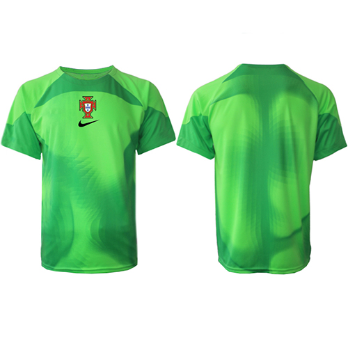 Portugal Goalkeeper Replica Home Shirt World Cup 2022 Short Sleeve
